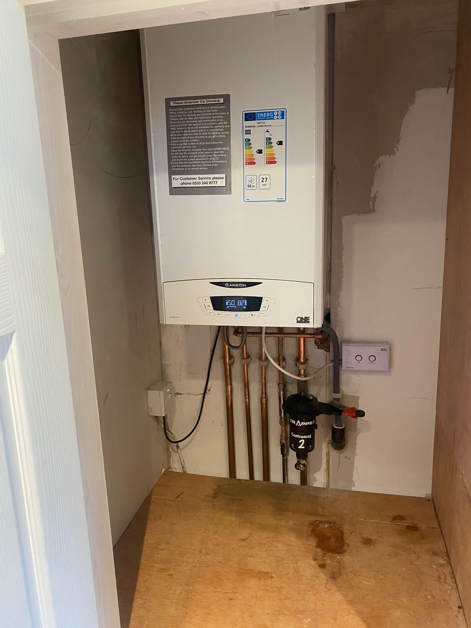 Boiler installation