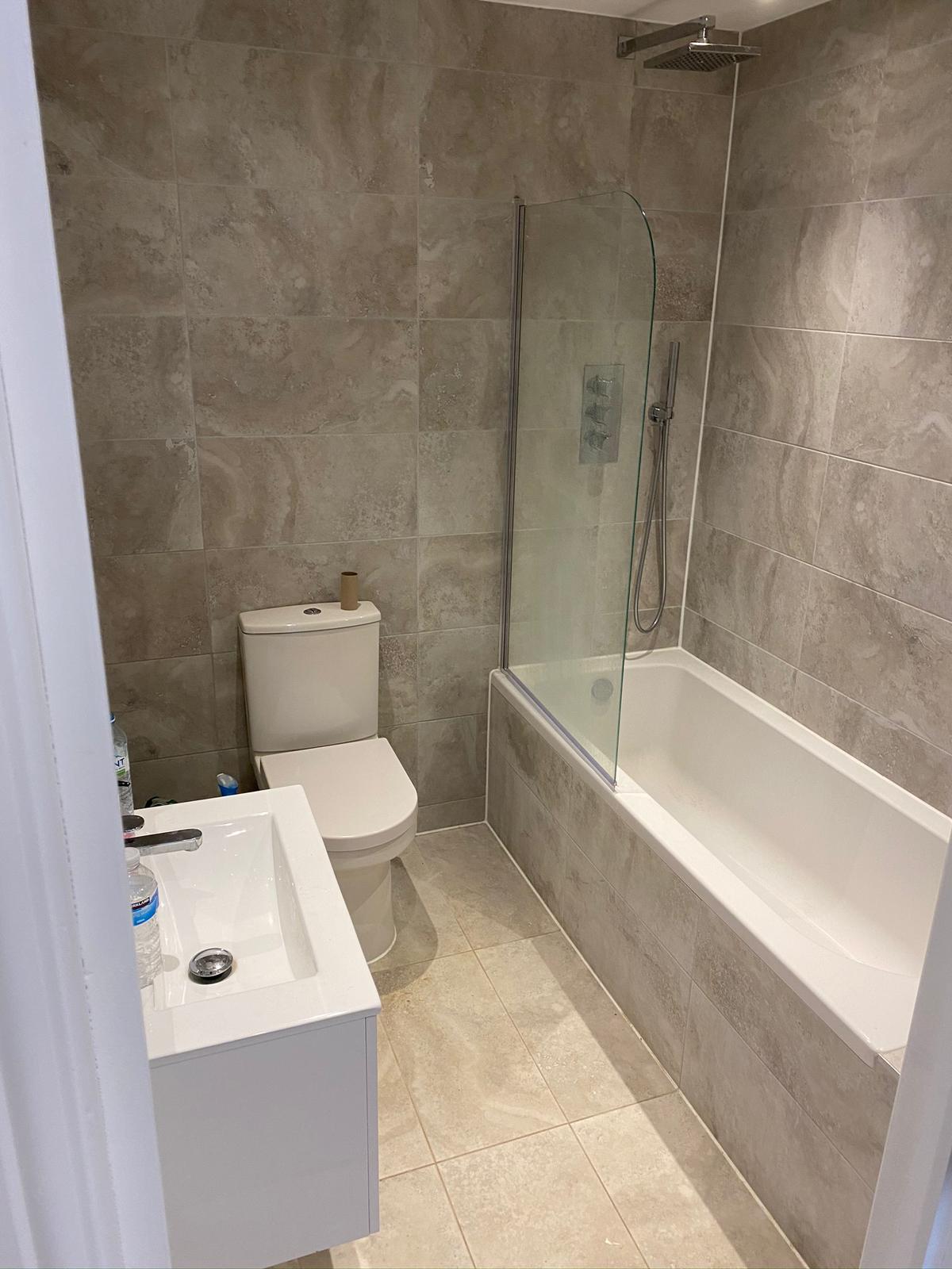 Completed bathroom
