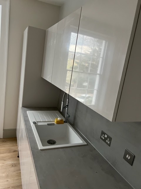 Kitchen plumbing job