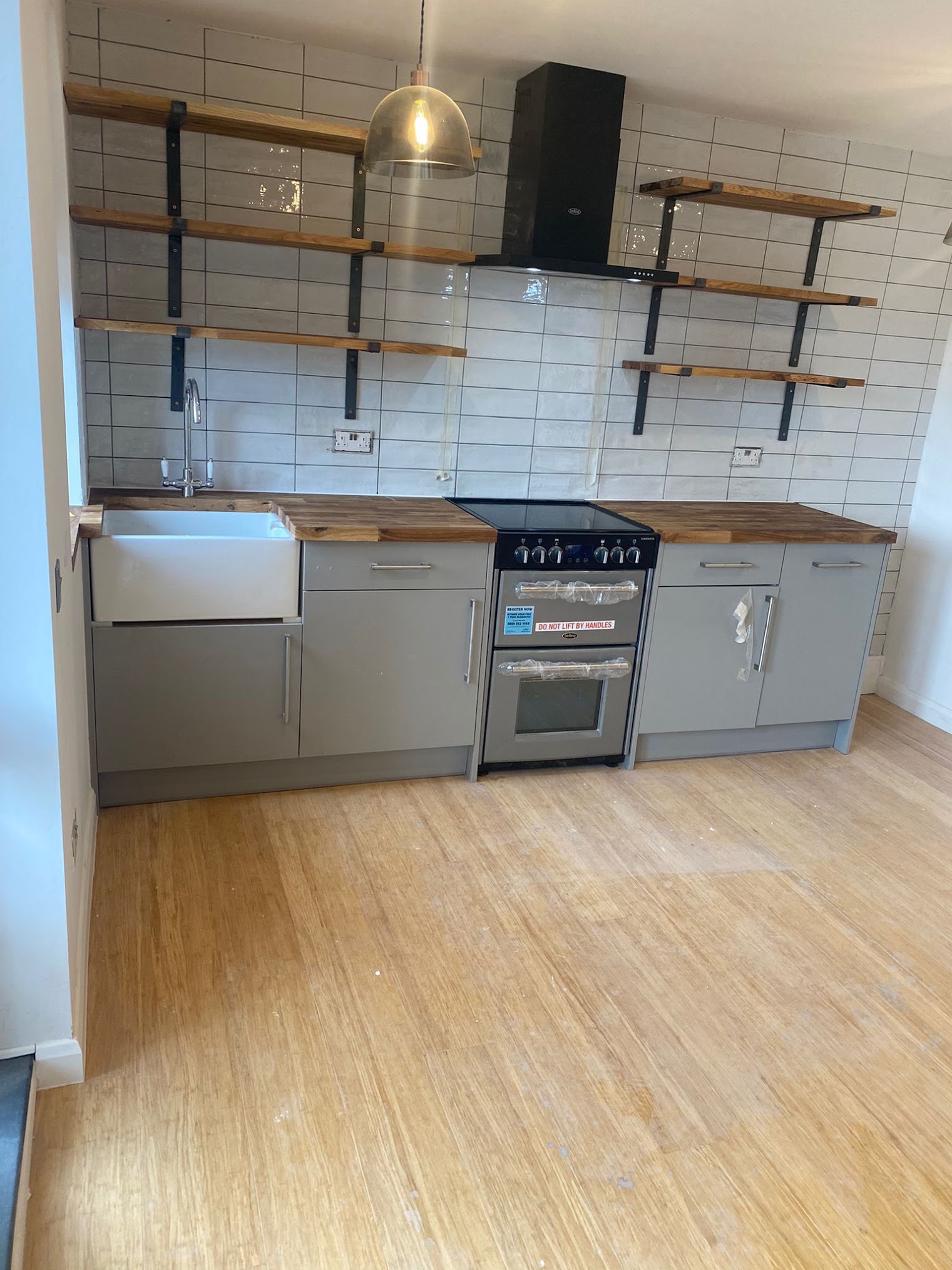 Completed kitchen