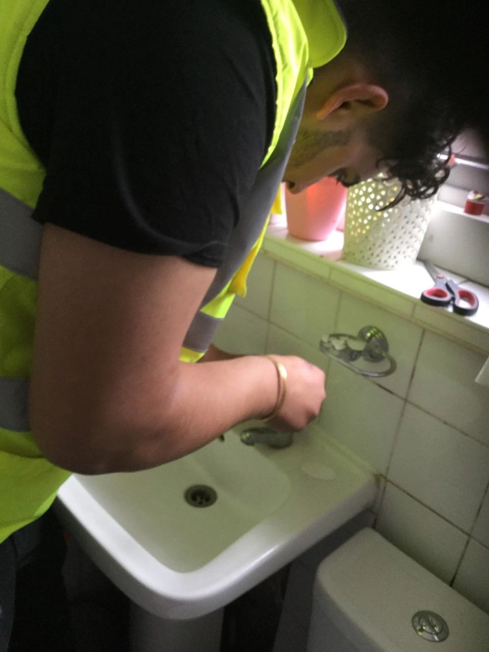 Leak repair work
